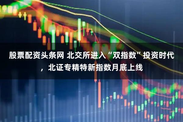 股票配资头条网 北交所进入“双指数”投资时代，北证专精特新指数月底上线